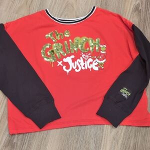 Justice Red and Black Grinch shirt